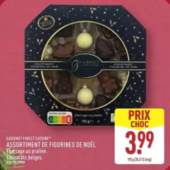 ALDI Gourmet finest cuisine assortiment de figurines de noël offre