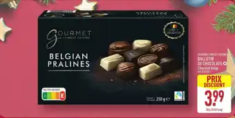 ALDI Gourmet finest cuisine ballotin de chocolats offre