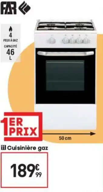 Conforama Cuisinière gaz offre