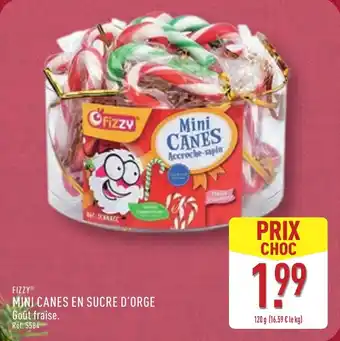 ALDI Fizzy mini canes en sucre d'orge offre
