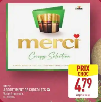 ALDI Merci assortiment de chocolats offre