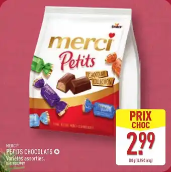 ALDI Merci petits chocolats offre
