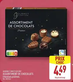 ALDI Gourmet finest cuisine assortiment de chocolats offre