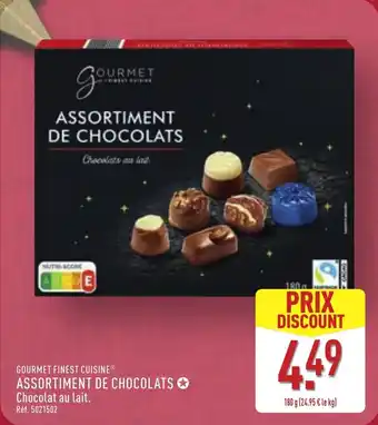 ALDI Gourmet finest cuisine assortiment de chocolats offre