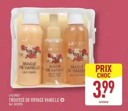ALDI Lacura trousse de voyage vanille offre