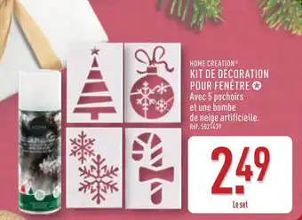 ALDI Home creation kit de décoration pour fenêtre offre