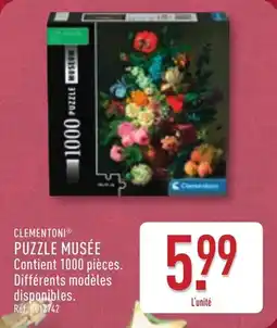 ALDI Clementoni puzzle musée offre