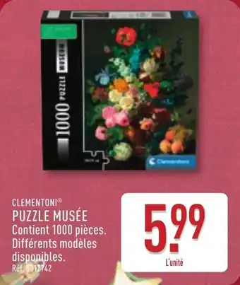 ALDI Clementoni puzzle musée offre