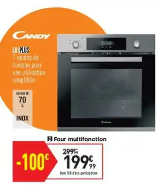Conforama Four multifonction offre