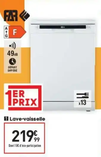 Conforama Lave-vaisselle offre