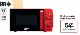 Conforama Micro-ondes monofonction offre