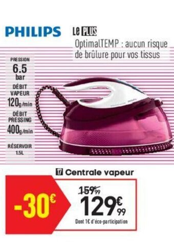 Conforama Centrale vapeur offre