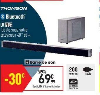 Conforama Barre de son offre