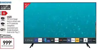 Téléviseur UHD connecté