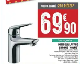 Brico Cash Mitigeur lavabo chromé “novus" offre