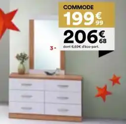 BUT Chambre june commode 6 tiroirs offre