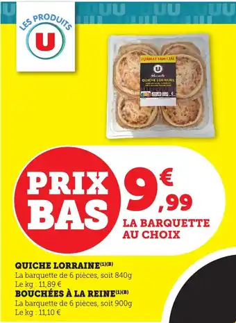 Bi1 Quiche lorraine bouchées à la reine offre