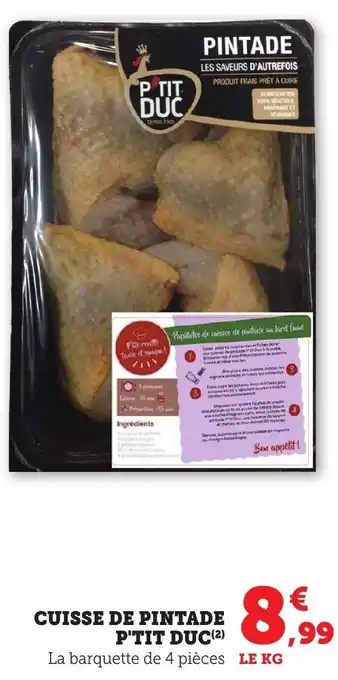 Bi1 DUC Cuisse de pintade p'tit offre