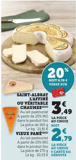 Bi1 SAINT-ALBRAY L'affiné ou véritable chaumes offre