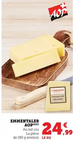 Bi1 Emmentaler aop offre