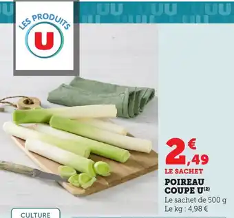 Bi1 U Poireau coupe offre