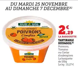 Bi1 SUD&SOL Tartinable offre