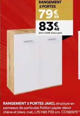 BUT Rangement 2 portes jako offre