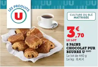 Bi1 U 8 pains chocolat pur beurre offre