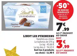 Bi1 LINDT Les Pyreneens offre