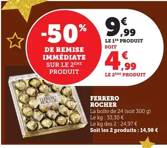 Bi1 FERRERO ROCHER offre
