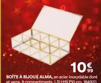 BUT Boîte à bijoux alma offre