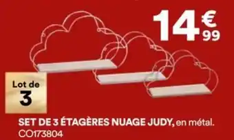 BUT Set de 3 étagères nuage judy offre