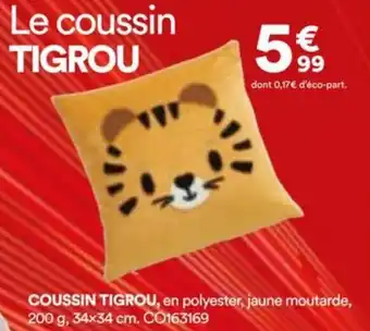 BUT Coussin tigrou offre