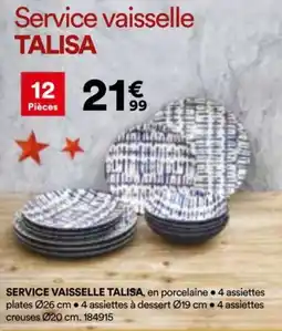 BUT Service vaisselle talisa offre