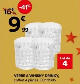 BUT Verre à whisky drinky offre