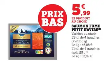 Bi1 PETIT NAVIRE Saumon fume offre