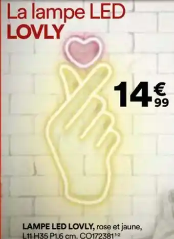 BUT Lampe led lovly offre