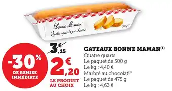 Bi1 BONNE MAMAN Gateaux offre