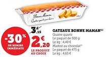 Bi1 BONNE MAMAN Gateaux offre