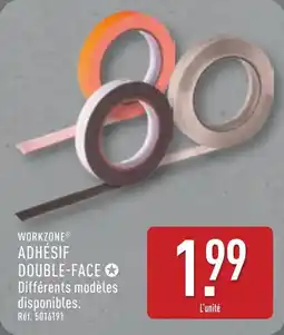 ALDI Workzone adhésif double-face offre