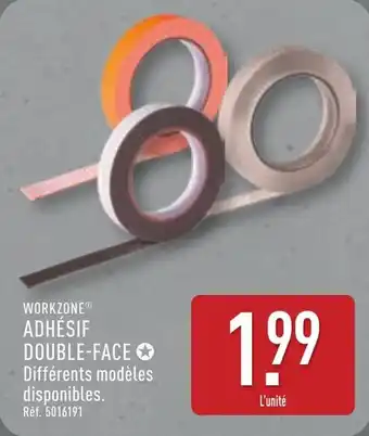 ALDI Workzone adhésif double-face offre