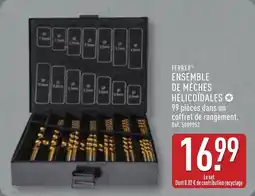 ALDI Ferrex ensemble de mèches hélicoïdales offre