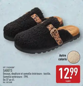 ALDI Up 2 fashion sabots offre