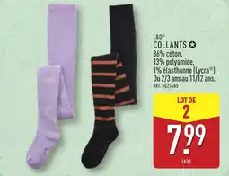 ALDI L&d collants offre