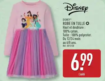 ALDI Disney robe en tulle offre