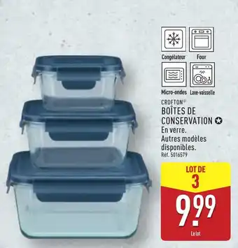 ALDI Crofton boîtes de conservation offre