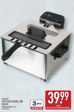 ALDI Ambiano friteuse double offre