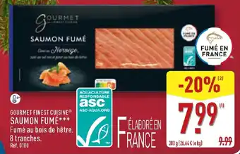 ALDI Gourmet finest cuisine saumon fume offre