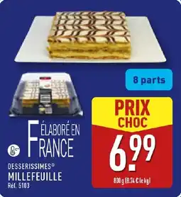 ALDI Desserissimes millefeuille offre