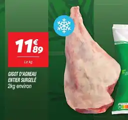 Netto Gigot d'agneau entier surgelé offre